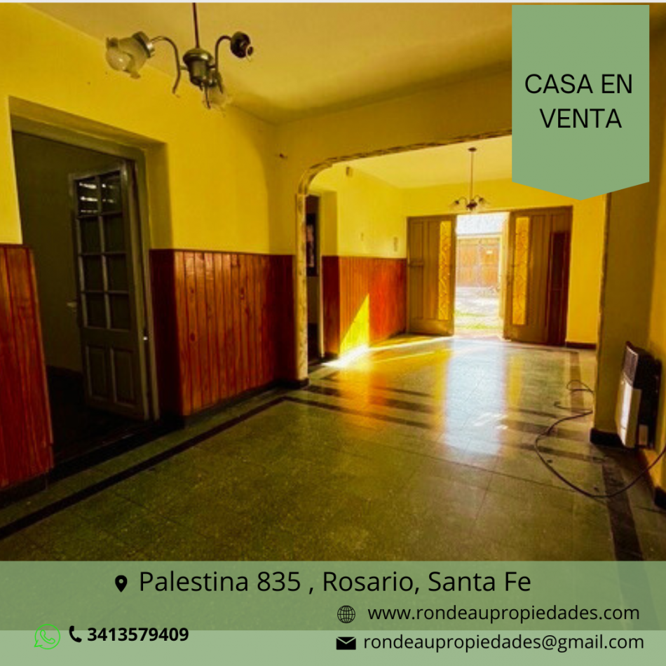 CASA DE DOS DORMITORIOS CON COCHERA EN VENTA