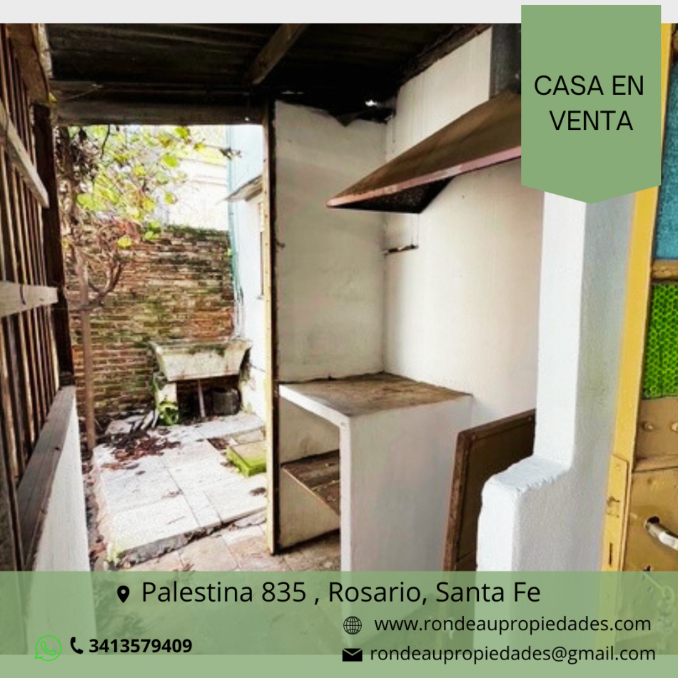 CASA DE DOS DORMITORIOS CON COCHERA EN VENTA