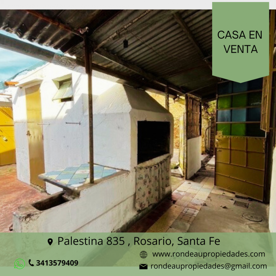 CASA DE DOS DORMITORIOS CON COCHERA EN VENTA