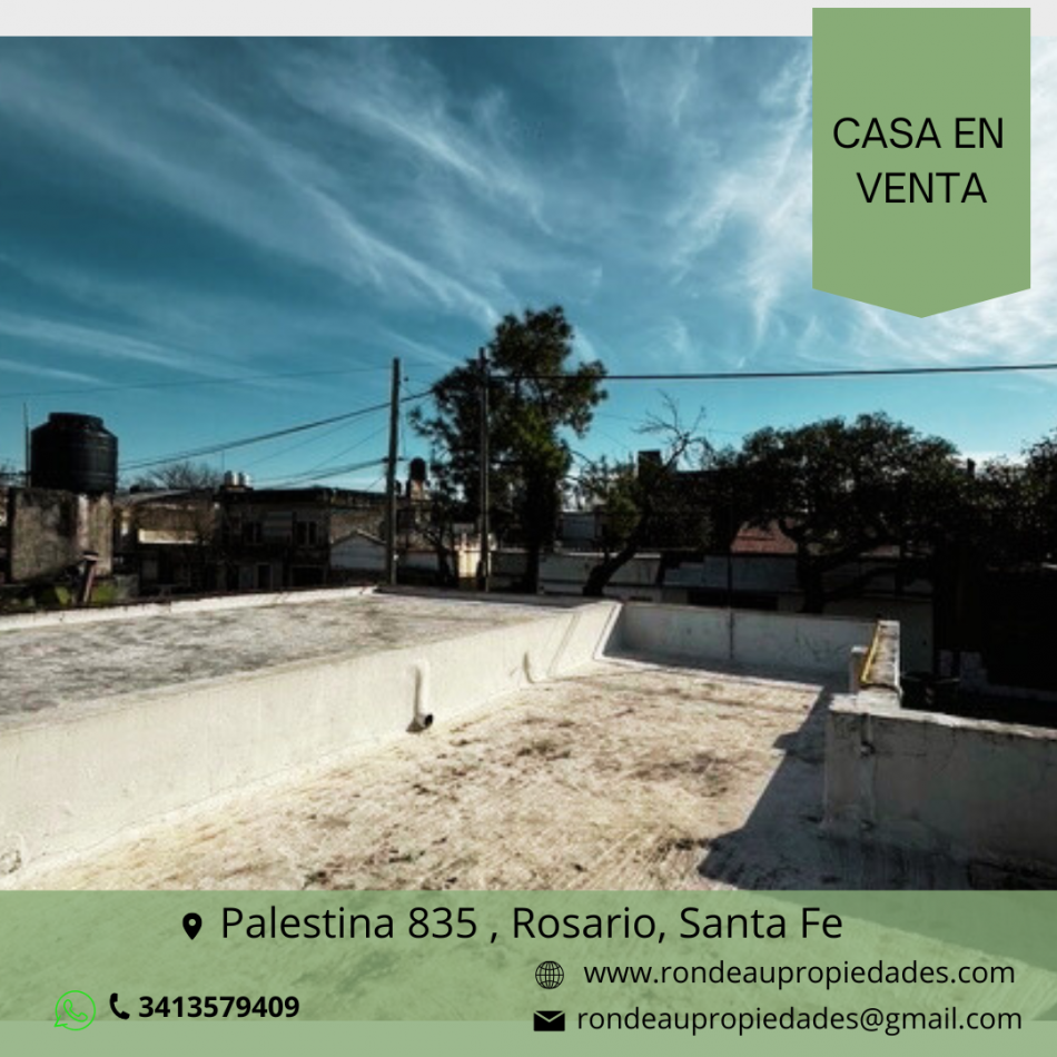CASA DE DOS DORMITORIOS CON COCHERA EN VENTA