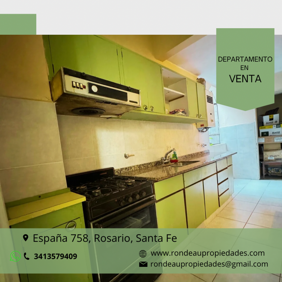 DEPARTAMENTO INTERNO DE 2 DORMITORIOS Y COMODIN EN VENTA