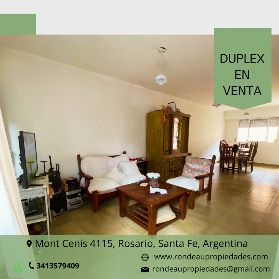 DUPLEX DE 2 DORMITORIOS EN VENTA 