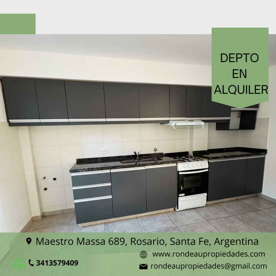 DEPARTAMENTO DE DOS DORMITORIOS CON COCHERA DOBLE