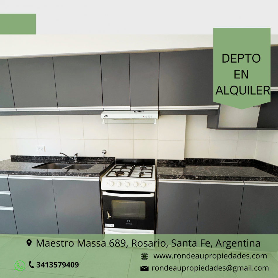 DEPARTAMENTO DE DOS DORMITORIOS CON COCHERA DOBLE