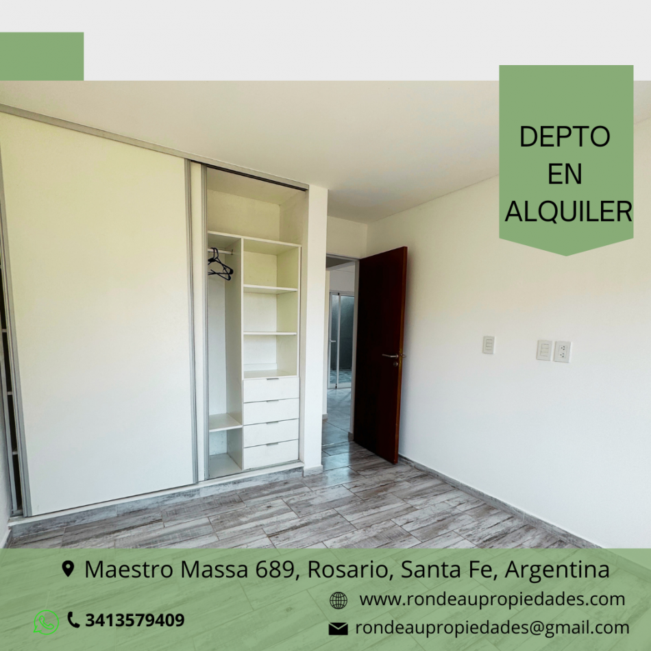 DEPARTAMENTO DE DOS DORMITORIOS CON COCHERA DOBLE