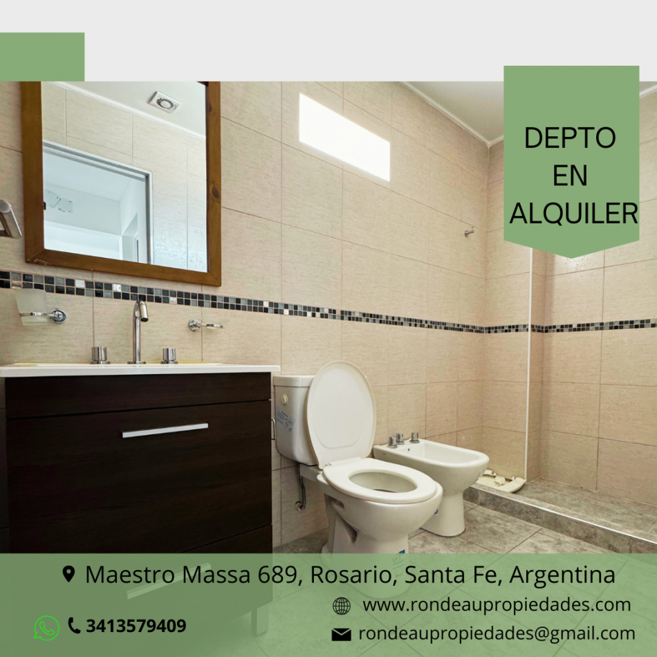 DEPARTAMENTO DE DOS DORMITORIOS CON COCHERA DOBLE