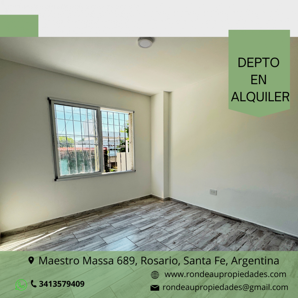 DEPARTAMENTO DE DOS DORMITORIOS CON COCHERA DOBLE