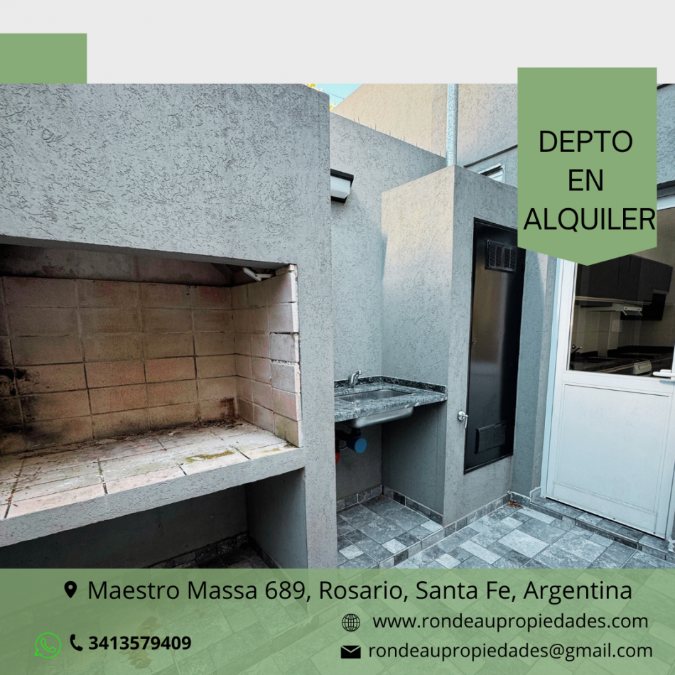 DEPARTAMENTO DE DOS DORMITORIOS CON COCHERA DOBLE