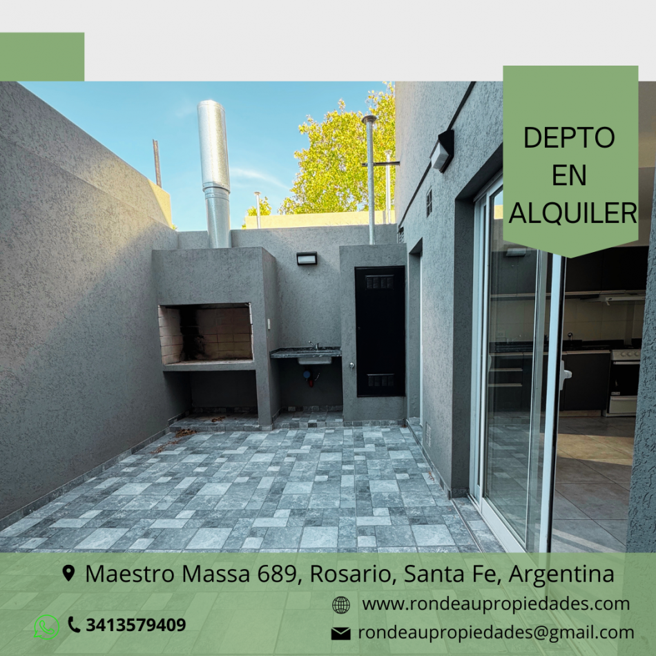 DEPARTAMENTO DE DOS DORMITORIOS CON COCHERA DOBLE