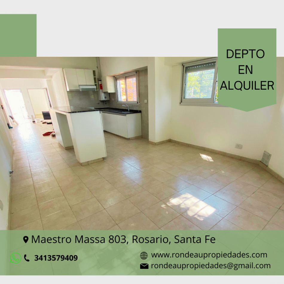 DEPARTAMENTO DE 2 DORMITORIOS CON COCHERA EN ALQUILER