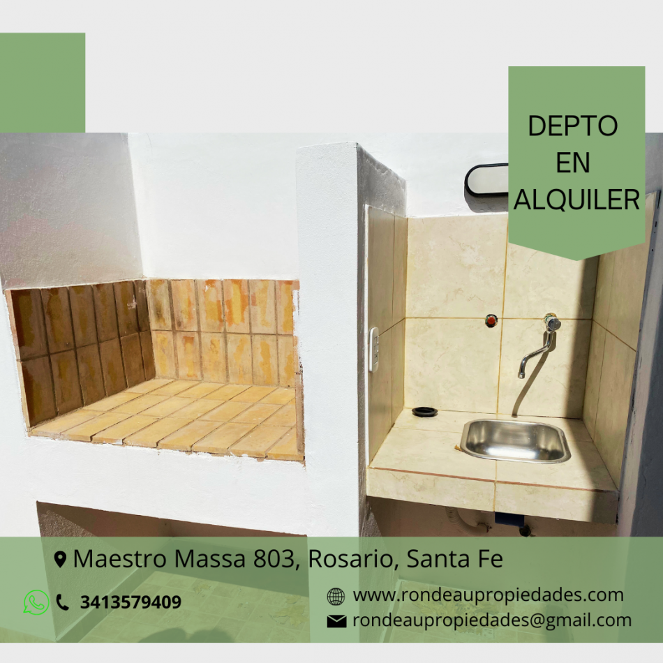 DEPARTAMENTO DE 2 DORMITORIOS CON COCHERA EN ALQUILER